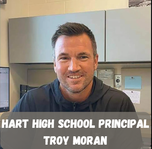 Hart High School Principal Troy Moran